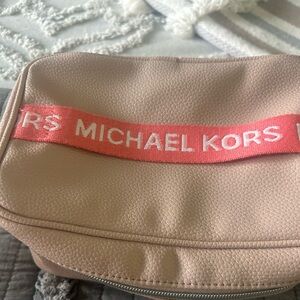 Michael Kors leather makeup bag.  Like new!